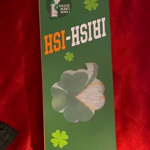 Green Irish Crew Socks